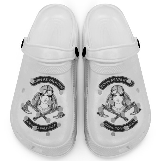 Born as Valkyrie Thor Odin Valhalla Viking Clogs