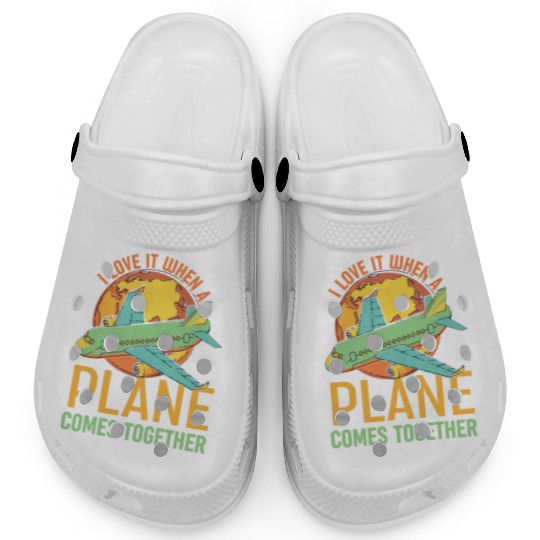 Airline Pilot Plane Comes Together Aircraft Pun Clogs