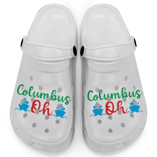 Happy Columbus Day classic Clogs
