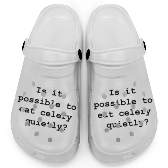 Celery: The noisy vegetable! Clogs