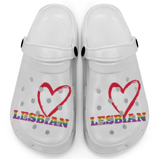 LGBT Gay Pride Lesbian I Love Lesbians Clogs