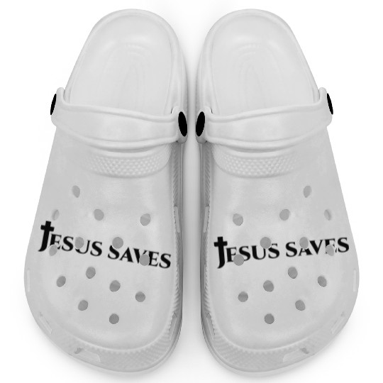 JESUS SAVES MERCH Clogs
