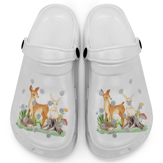 Animal deer rabbit hedgehog Lily Clogs