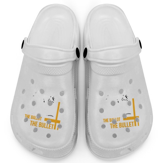 MALCOLM X bast Quote Clogs
