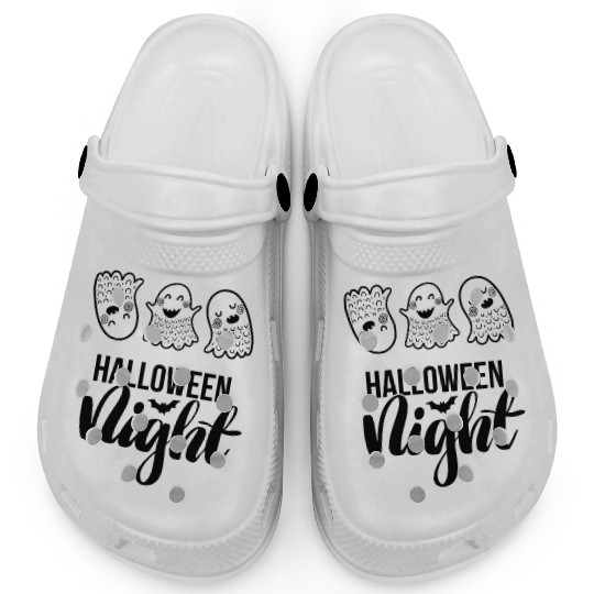 Halloween Night Spirits (black) Clogs
