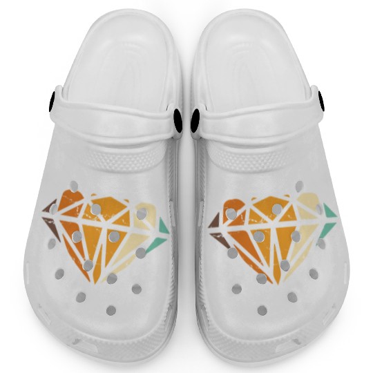 Vintage Diamond Gemstone Jewelry Jeweler Coral Clogs