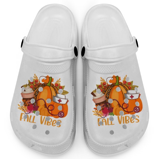 Fall Vibes & That Dialysis Nurse Life Fall Autumn Clogs