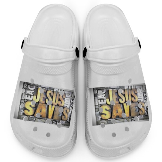jesus saves Clogs