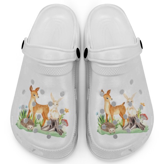 Animal deer rabbit hedgehog Kay Clogs