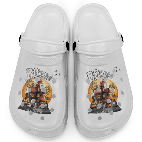 booooooooooo halloween town Clogs