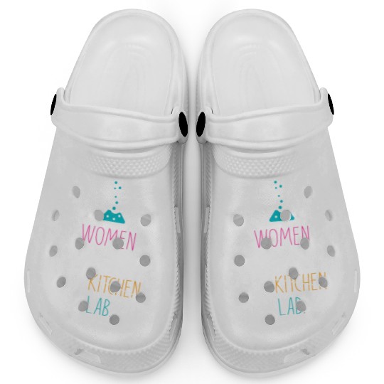 Women Belong In The Laboratory, Funny Science Gift Clogs