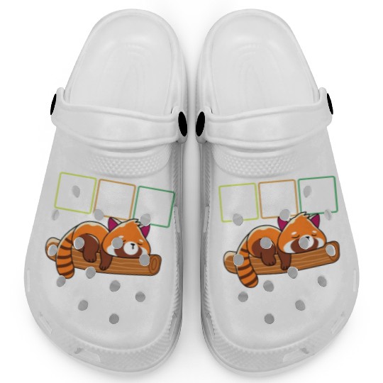 I Nap Red Panda Clogs