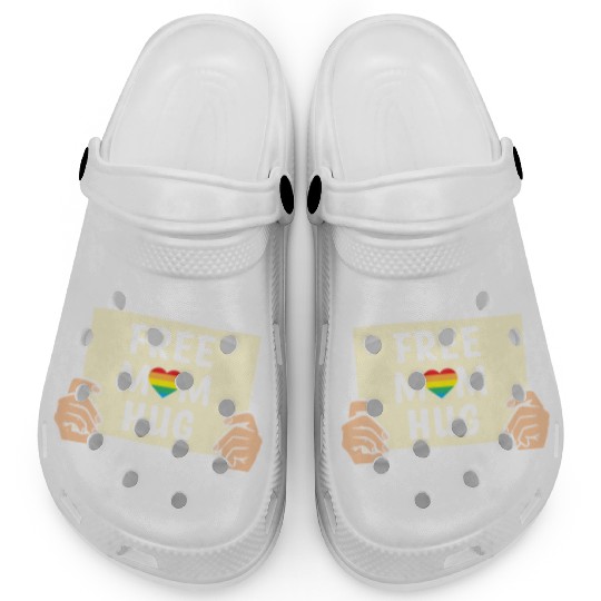 Free Mom Hugs LGBTQ Mother's Support Clogs