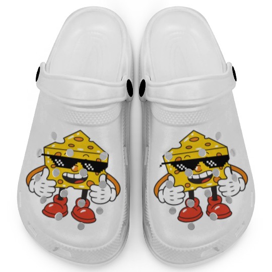 thug life cheese Clogs