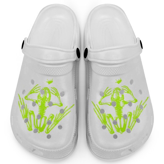 Frog Skeleton Clogs