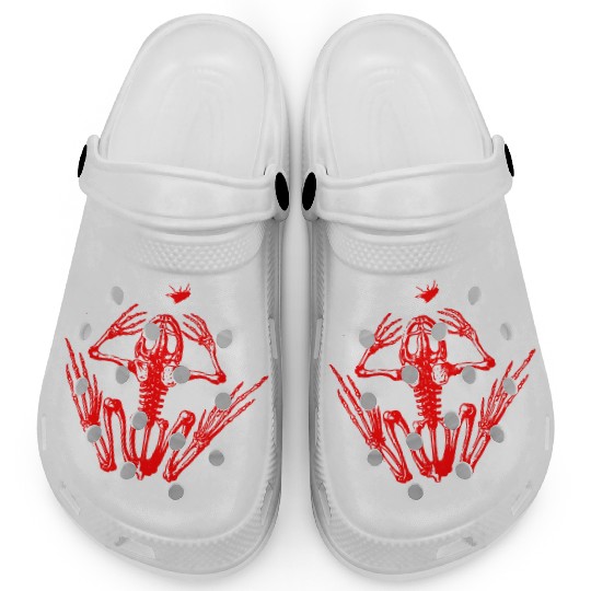 Frog Skeleton Clogs