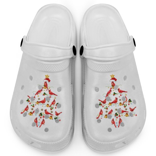 Cardinal Bird Ornament Decoration Christmas Tree Clogs