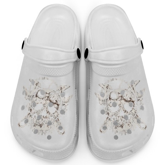 Skull Mechanic Cross Tools Mechanic Clogs