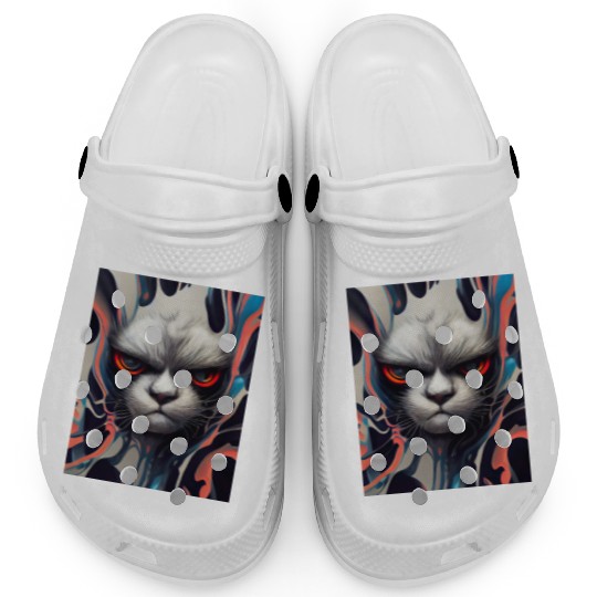 Angry Cat Clogs