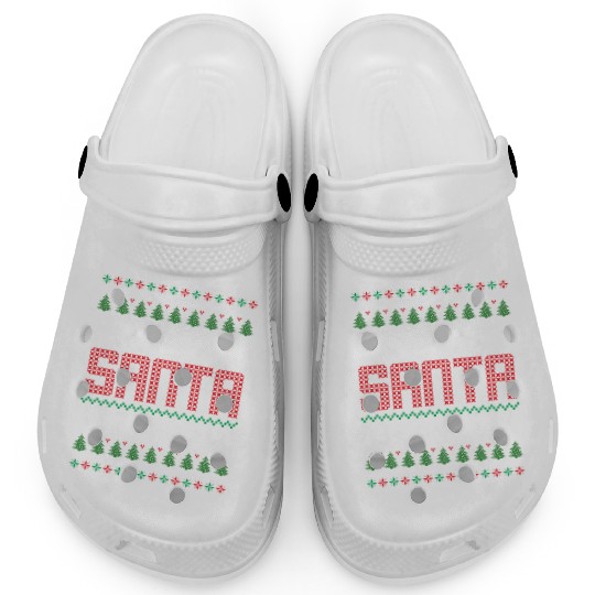 Dear Santa I Can Explain - Saying Ugly Christmas Clogs