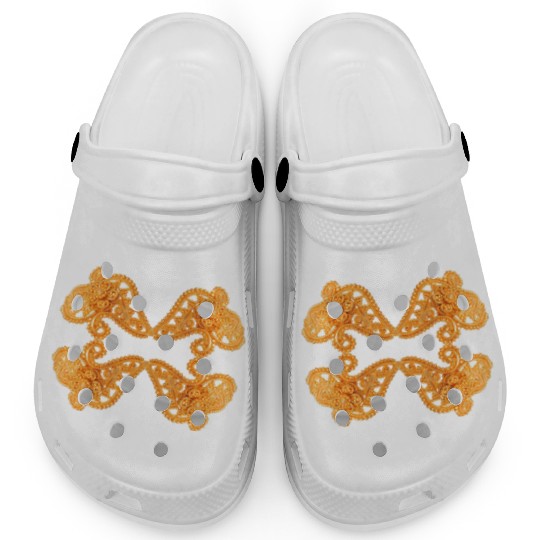 Gold Engagement Jewelry Clogs