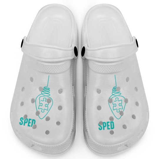 Speducator Special Education Cute Sped Teacher Clogs