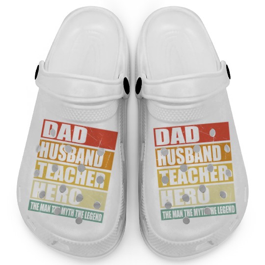 Dad Husband Teacher Hero Clogs