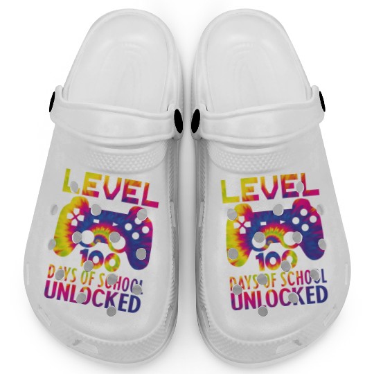 Level 100 Days Of School Unlocked Clogs