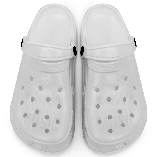 Serenity Music Lover Relaxing Break Inspirational Clogs