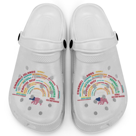 US National Parks, National Park, Denali, Redwood Clogs