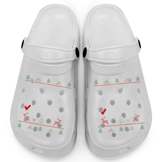 Naughty Nice Nurse, Matching Christmas Group Clogs