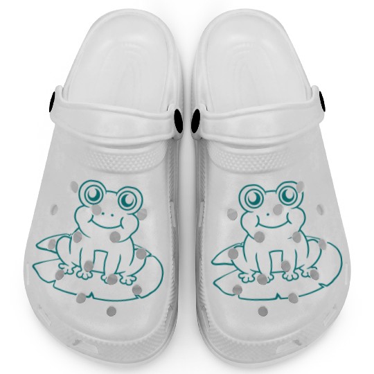 Water lily sea leaf frog Clogs