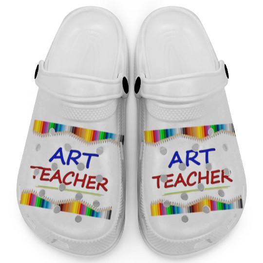 Art Teacher Drawing Painting Fun Artist Gift Clogs