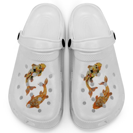 Aesthetic Japanese Koi Fish Nishikigoi Clogs