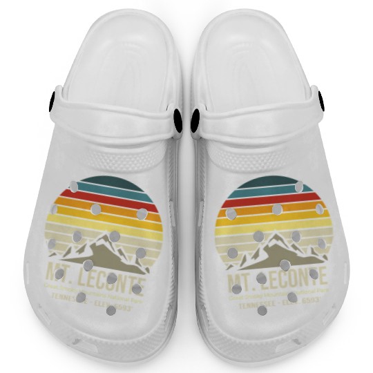 Mt LeConte Great Smoky Mountains Vintage Tennessee Clogs