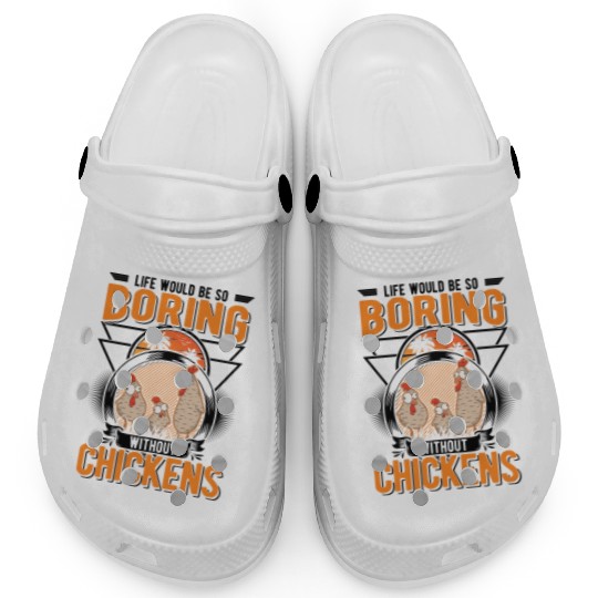 Chickens Gift Farmer Chicken Coop Clogs