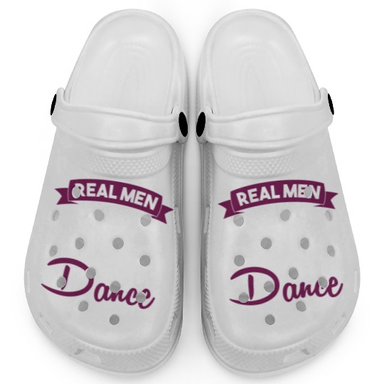 Funny Dancer Real Men Dance Ballroom Clogs