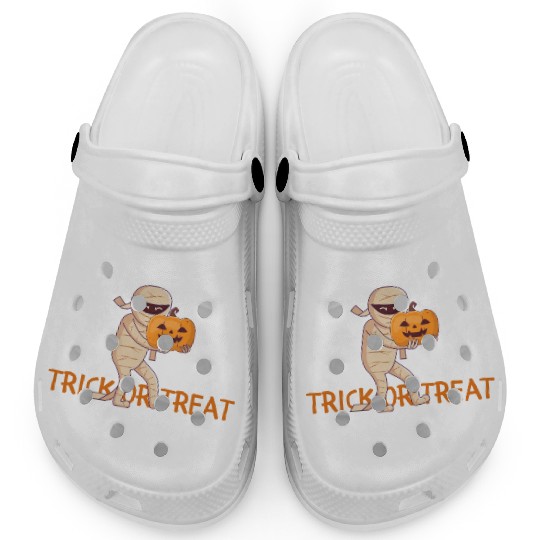 Trick or Treat mummy Clogs