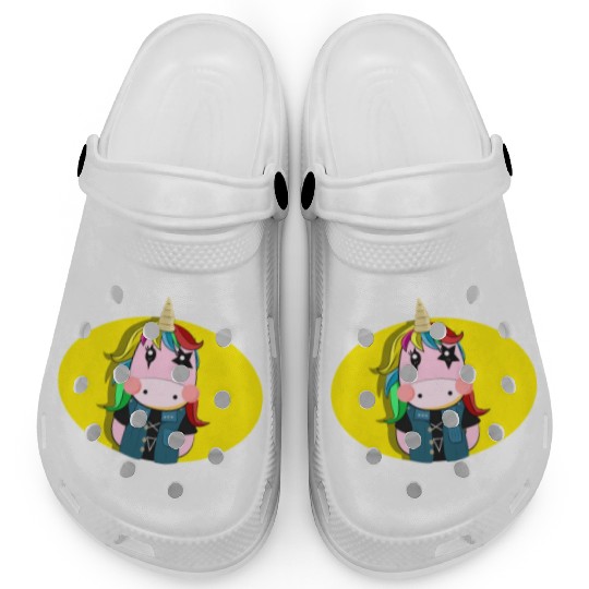 Unicorn Death Metal Clogs