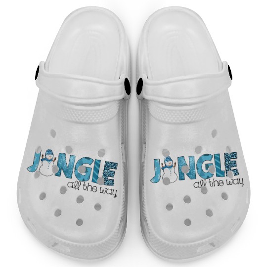 Jingle all the way sublimation Clogs