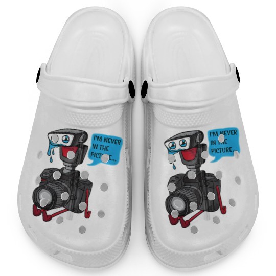 Sad Photo Camera Crying Photographer Joke Gift Pho Clogs