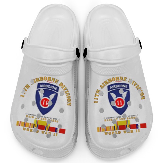 11th Airborne Division Raid at Los Baños WWII wPAC Clogs