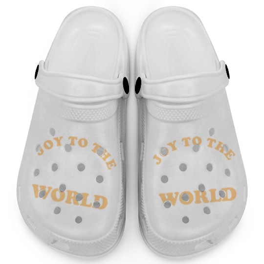 Joy To The World Santa Merry Christmas Holiday Clogs