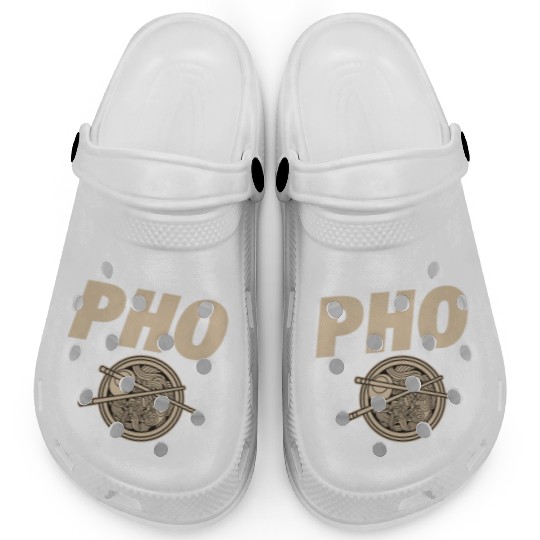 Powered By Pho Soup Vietnamese Noodle Food Clogs