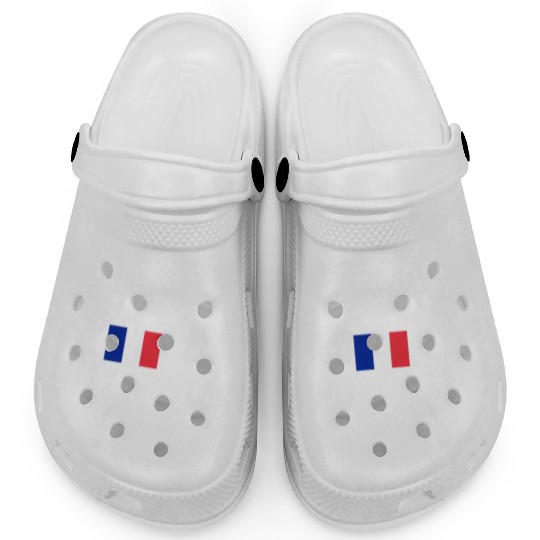 France Flag Heartbeat Clogs