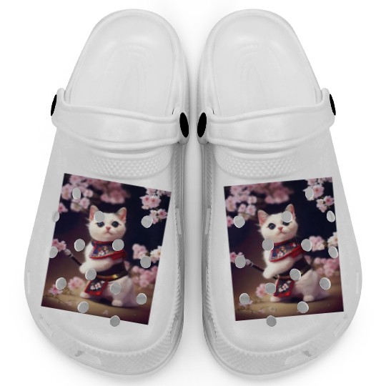 Samurai Cat Clogs