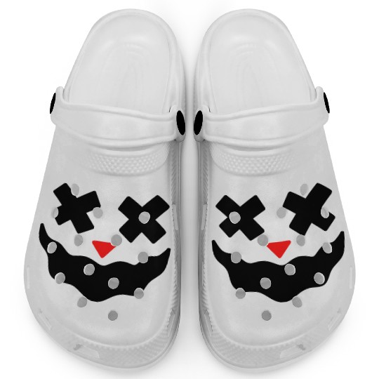 Halloween Pumpkin Face Clogs