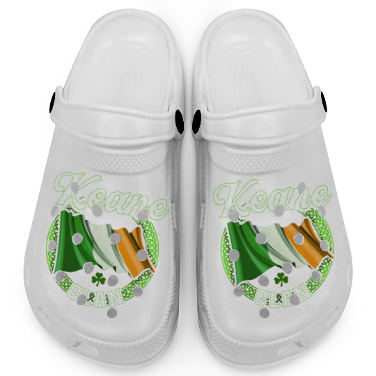 Keane Surname Irish Last Name Ireland Flag Clogs