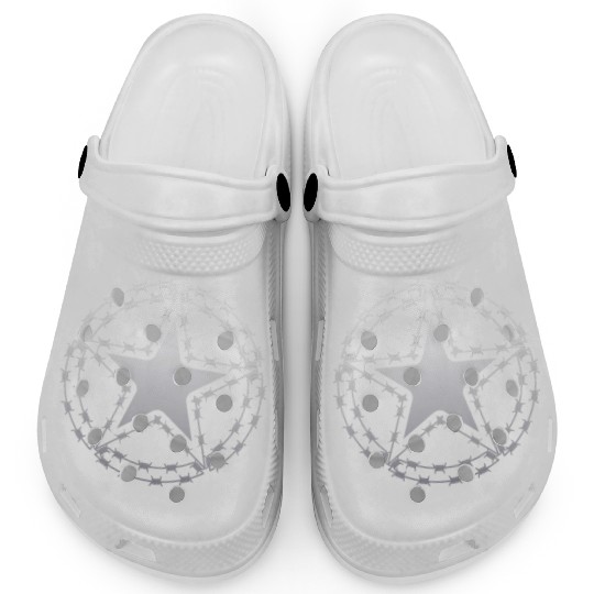 Barbed Wire US Army Star Clogs