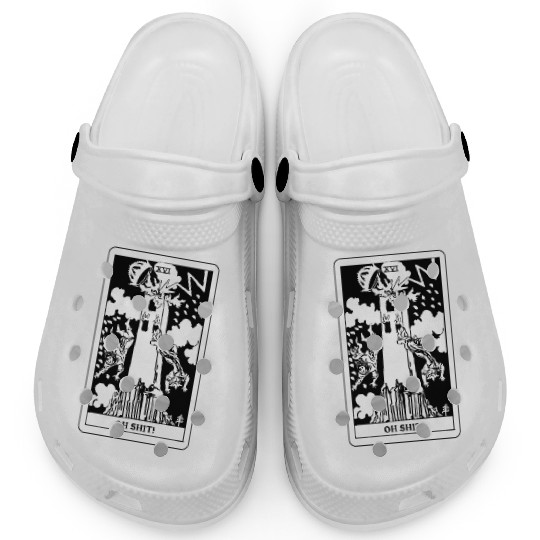 Oh Shit! - The Tower Tarot Card Clogs